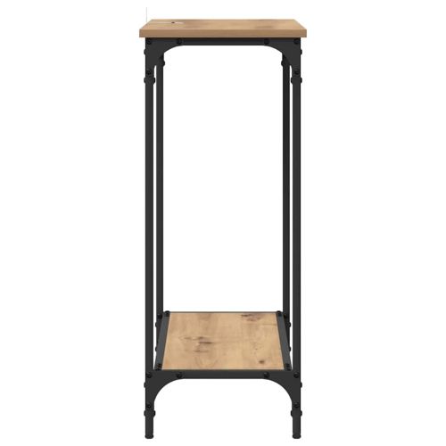 Конзолна маса дъб артизан 75 x 30.5 x 75 см Инженерна дървесина