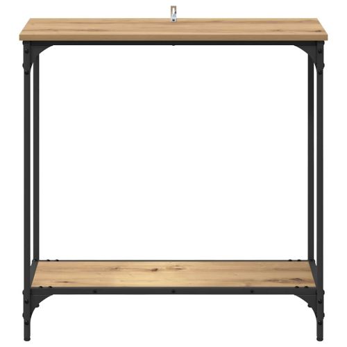 Конзолна маса дъб артизан 75 x 30.5 x 75 см Инженерна дървесина