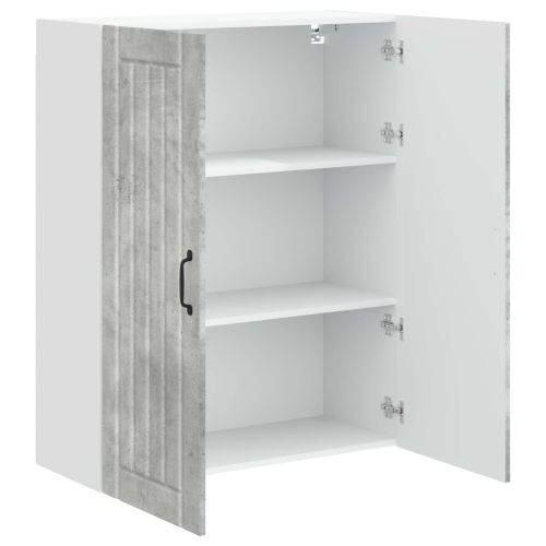 Панел за миялна машина Lucca Бетонно сиво 80 x 31 x 100 см