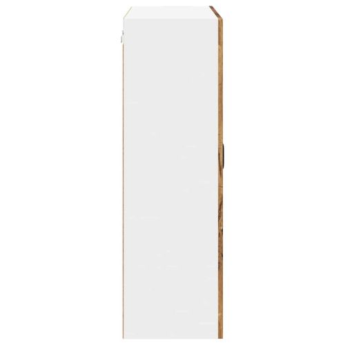 Горен кухненски шкаф с врата Старо дърво 80 x 31 x 100 см