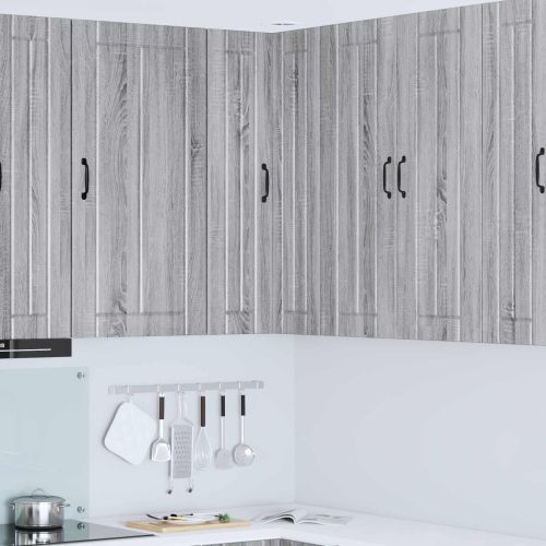 Кухненски шкаф Сив Сонома 57 x 57 x 100 см Инженерно дърво