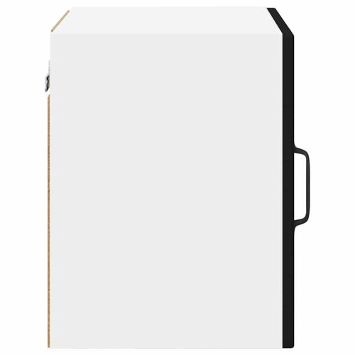 Стенен стъклен шкаф PORTO 2 pcs Черно 40 x 31 x 40 см