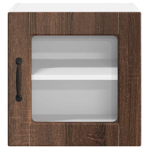 Кухненски шкаф 2 pcs Кафяв дъб 40 x 31 x 40 см Инженерно дърво