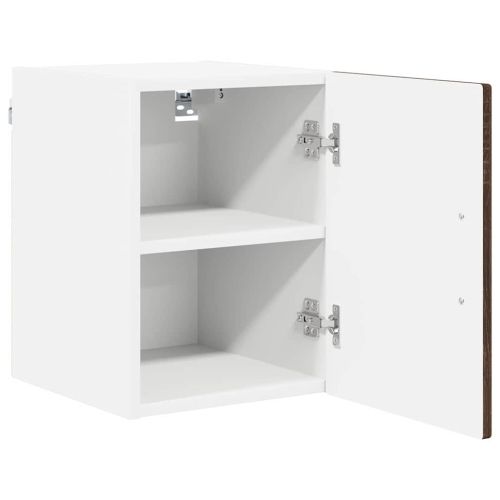 Панел за миялна машина с рафт 2 pcs Кафяв дъб 30 x 31 x 40 см