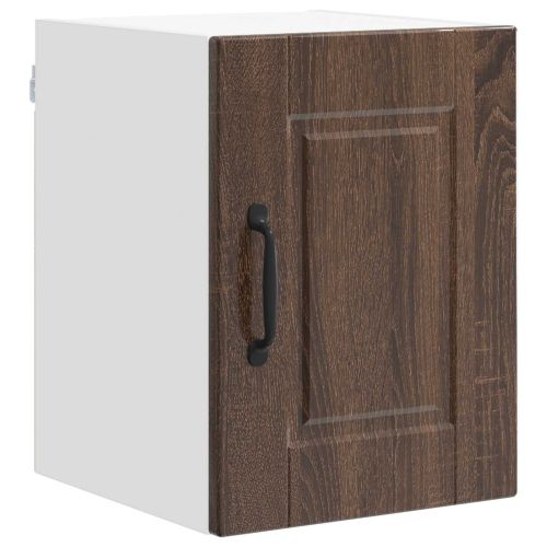 Панел за миялна машина с рафт 2 pcs Кафяв дъб 30 x 31 x 40 см