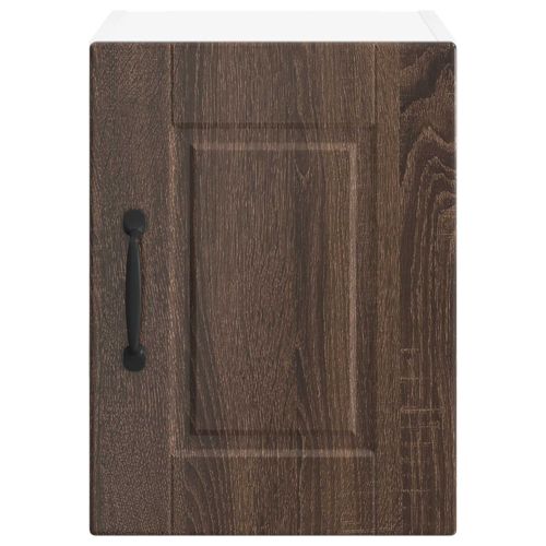 Панел за миялна машина с рафт 2 pcs Кафяв дъб 30 x 31 x 40 см