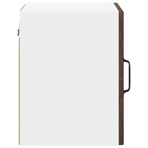 Панел за миялна машина с рафт 2 pcs Кафяв дъб 30 x 31 x 40 см