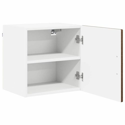 Стенен шкаф 2 pcs Кафяв дъб 40 x 31 x 40 см Инженерно дърво