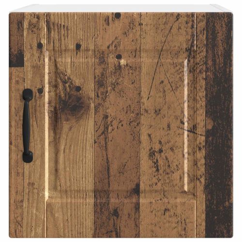 Кухненски шкаф с рафт с врата 2 pcs Старо дърво 40 x 31 x 40 см