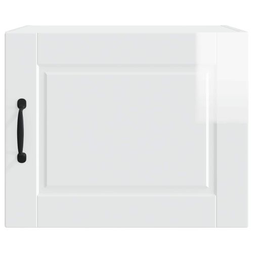 Кухненски шкаф с рафт 2 pcs Лъскаво бяло 50 x 31 x 40 см