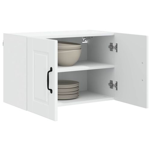 Панел за миялна машина с рафт 2 pcs Бяло 60 x 31 x 40 см