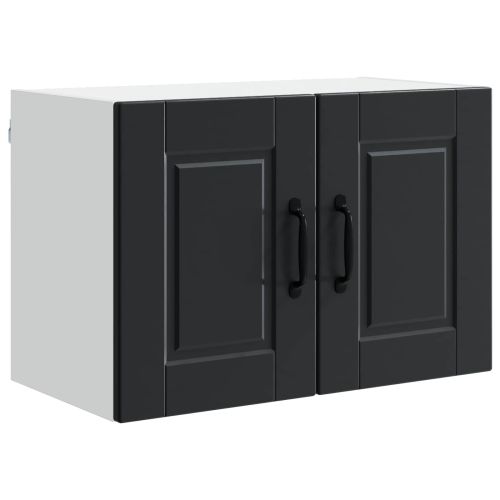Стенен шкаф PORTO 2 pcs Черно 60 x 31 x 40 см Инженерно дърво