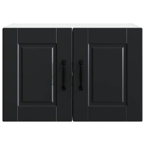 Стенен шкаф PORTO 2 pcs Черно 60 x 31 x 40 см Инженерно дърво