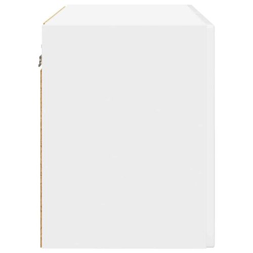 Кухненски шкаф с рафт 2 pcs Лъскаво бяло 60 x 31 x 40 см