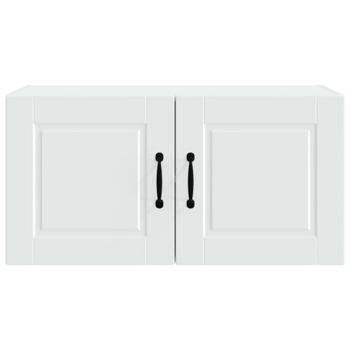 Панел за миялна машина Бяло 80 x 31 x 40 см Инженерно дърво