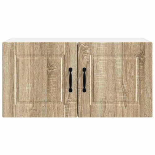 Панел за миялна машина с рафт Сонома дъб 80 x 31 x 40 см