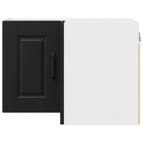 Стенно ъглово шкафче PORTO Черно 57 x 57 x 40 см