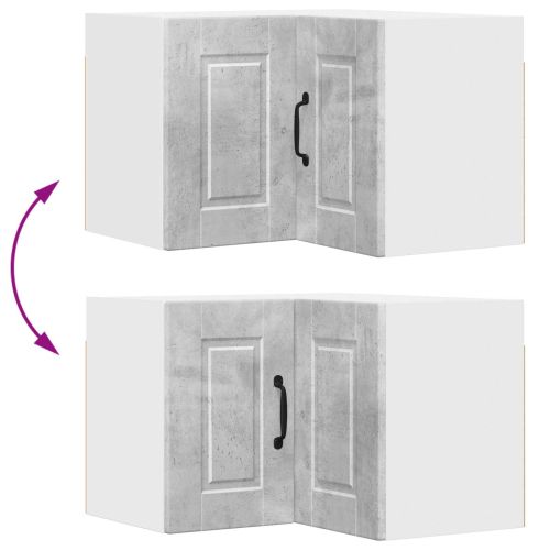 Кухненски шкаф Циментено сиво 57 x 57 x 40 см Инженерно дърво