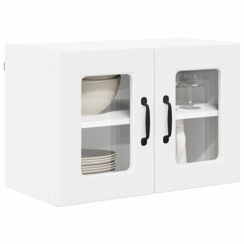 Панел за миялна машина с рафт 2 pcs Бяло 60 x 31 x 40 см