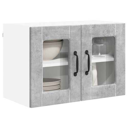 Панел за миялна машина 2 pcs Циментено сиво 60 x 31 x 40 см