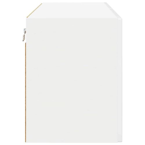 Кухненски шкаф Лъскаво бяло 60 x 31 x 40 см Инженерно дърво