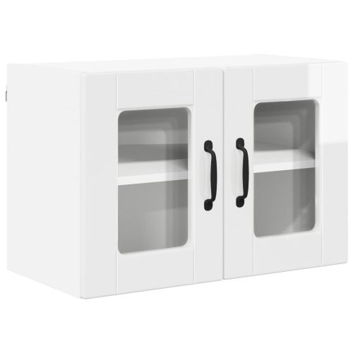 Панел за миялна машина 2 pcs Лъскаво бяло 60 x 31 x 40 см