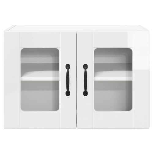 Панел за миялна машина 2 pcs Лъскаво бяло 60 x 31 x 40 см