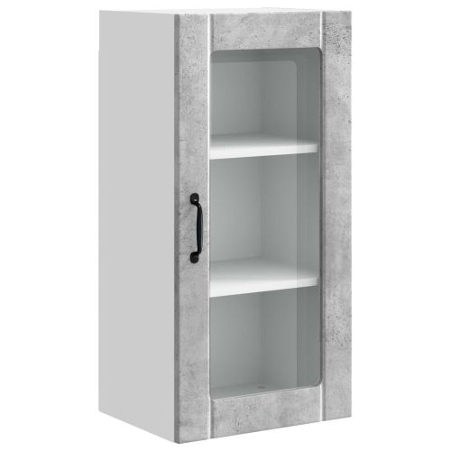 Кухненски шкаф Циментено сиво 40 x 31 x 80 см Инженерно дърво