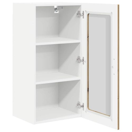 Панел за миялна машина с рафт с врата 2 pcs Дъб 40 x 31 x 80 см