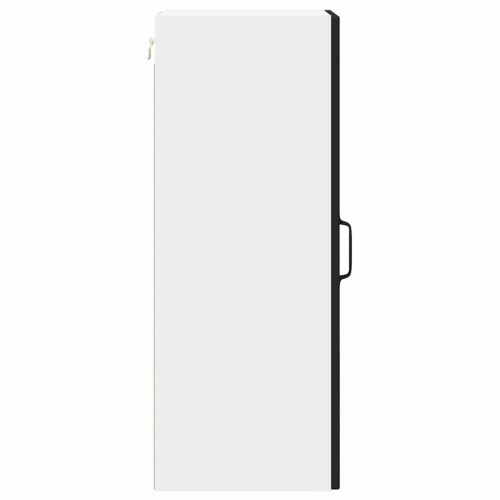 Кухненски шкаф с рафт Черно 30 x 31 x 80 см Инженерно дърво