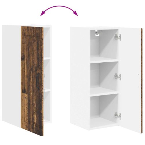 Стенен шкаф PORTO 2 pcs Старо дърво 30 x 31 x 80 см