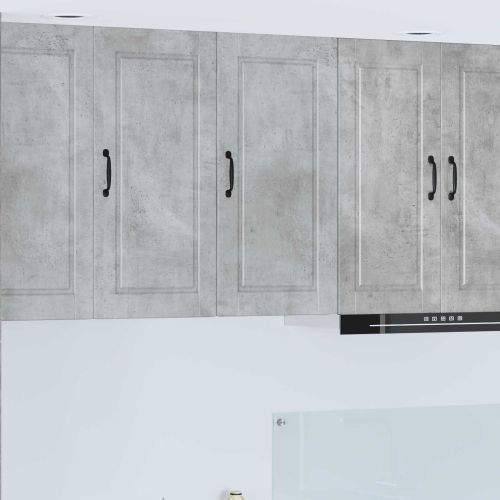 Кухненски шкаф Циментено сиво 40 x 31 x 80 см Инженерно дърво