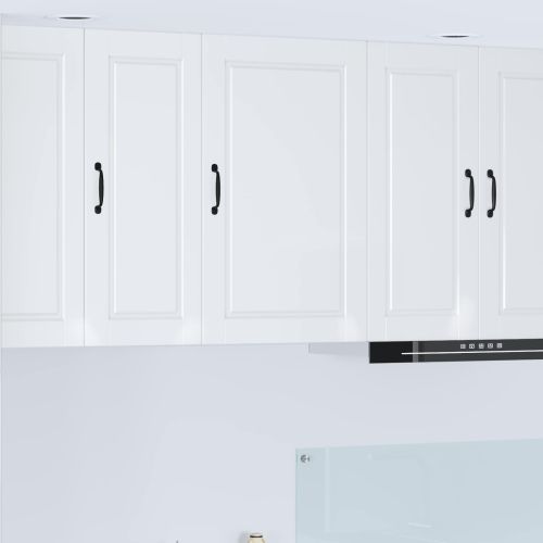 Кухненски шкаф Лъскаво бяло 50 x 31 x 80 см Инженерно дърво