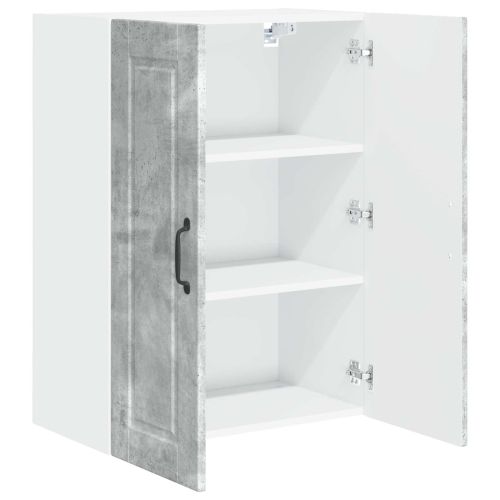 Стенен шкаф PORTO Циментено сиво 60 x 31 x 80 см