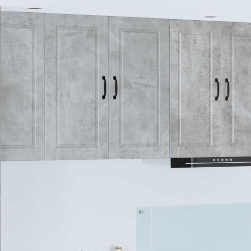 Кухненски шкаф Циментено сиво 80 x 31 x 80 см Инженерно дърво