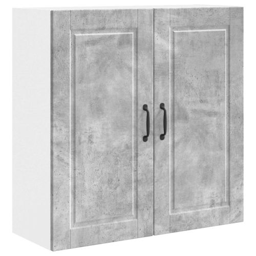 Кухненски шкаф Циментено сиво 80 x 31 x 80 см Инженерно дърво