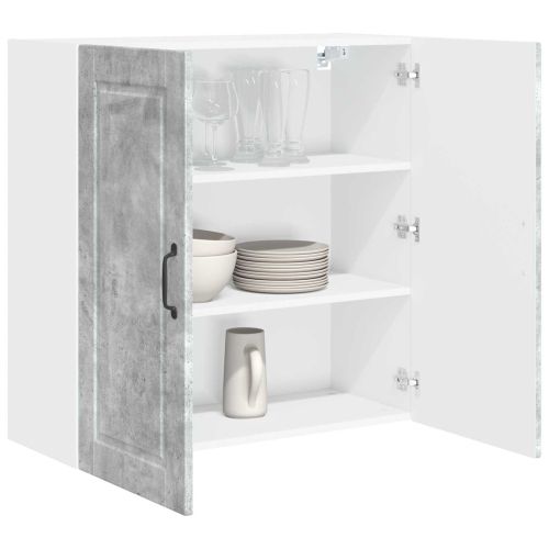 Стенен шкаф PORTO Циментено сиво 80 x 31 x 80 см