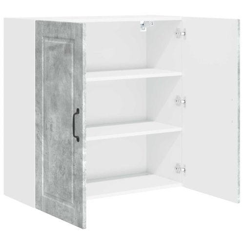 Стенен шкаф PORTO Циментено сиво 80 x 31 x 80 см