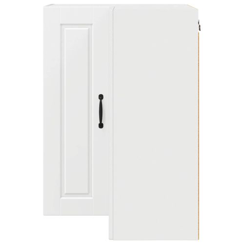 Кухненски шкаф с рафт Бяло 57 x 57 x 80 см Инженерно дърво