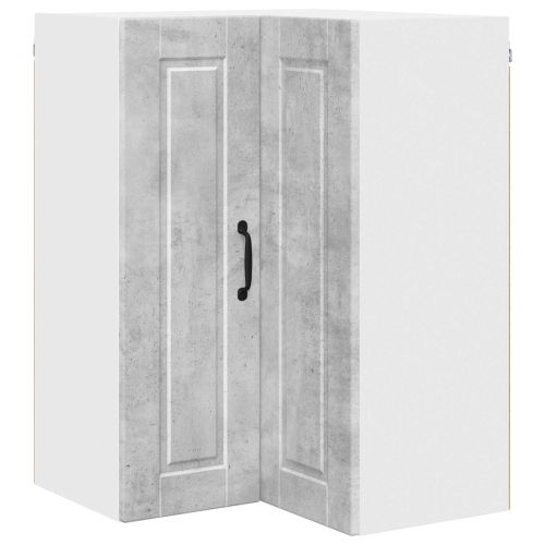 Кухненски шкаф Циментено сиво 57 x 57 x 80 см Инженерно дърво