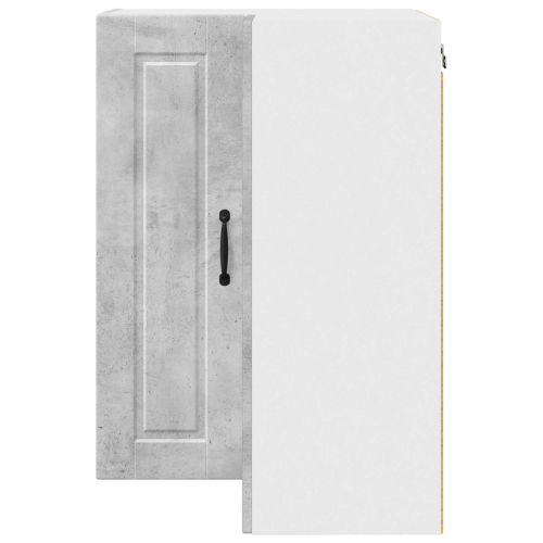 Панел за миялна машина с рафт Циментено сиво 57 x 57 x 80 см