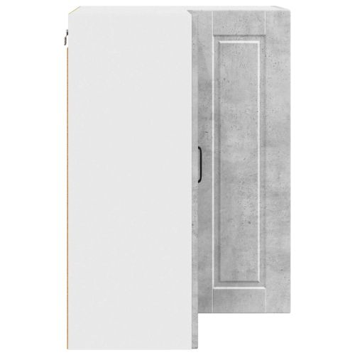 Панел за миялна машина с рафт Циментено сиво 57 x 57 x 80 см