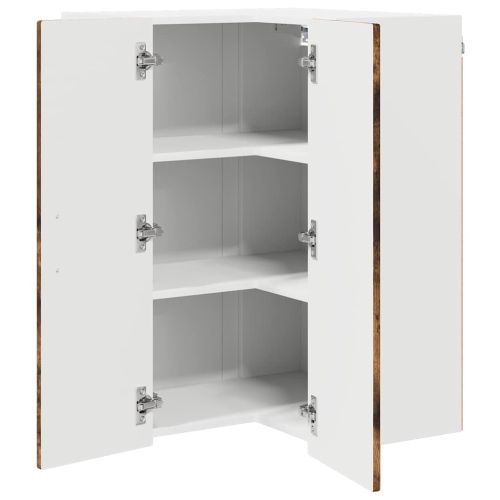 Стенно ъглово шкафче PORTO Димян дъб 57 x 57 x 80 см
