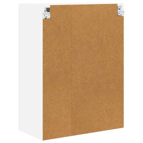 Кухненски шкаф Лъскаво бяло 60 x 31 x 80 см Инженерно дърво