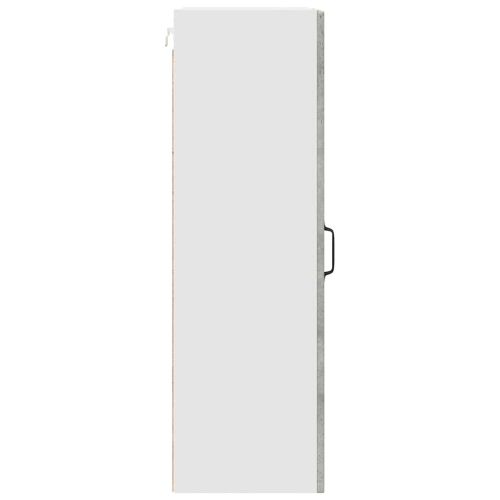 Панел за миялна машина с рафт Циментено сиво 40 x 31 x 100 см