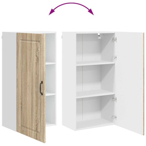 Панел за миялна машина с рафт Сонома дъб 50 x 31 x 100 см
