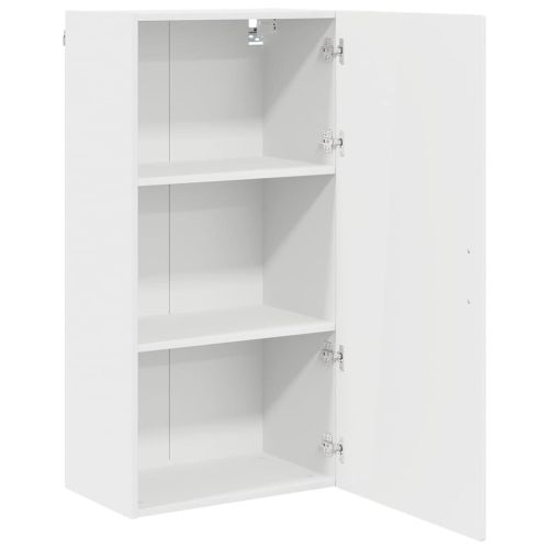 Панел за миялна машина с рафт Лъскаво бяло 50 x 31 x 100 см