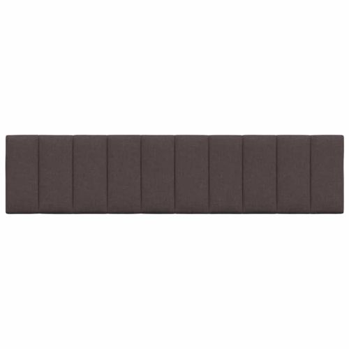 Мека табла за легло Hanko, тъмнокафява, 200 см, плат