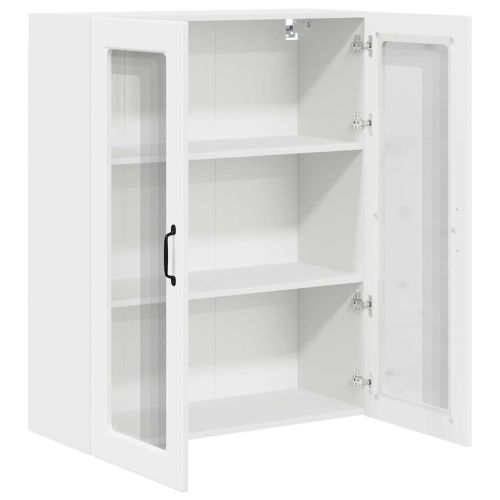 Кухненски шкаф с рафт Бяло 80 x 31 x 100 см Инженерно дърво