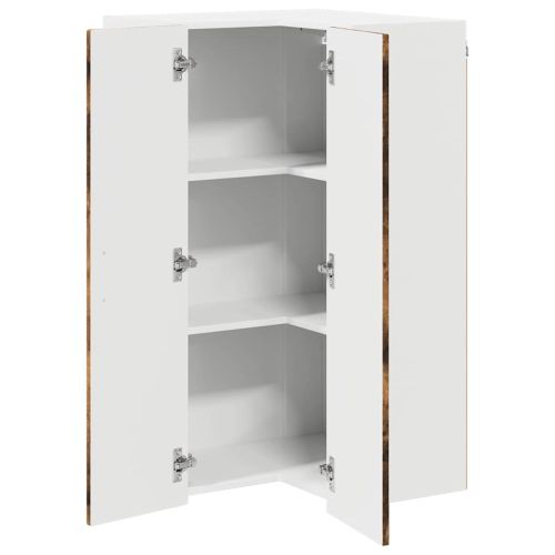 Стенно ъглово шкафче PORTO Димян дъб 57 x 57 x 100 см